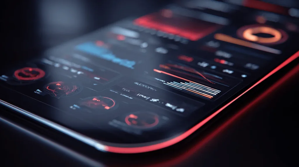 Structured answers for LLMs shown as clean Q&A cards with red neon accents