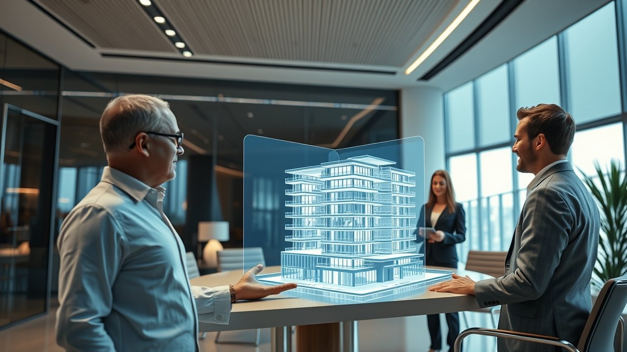 Holographic 3D real estate model for personalized property selection