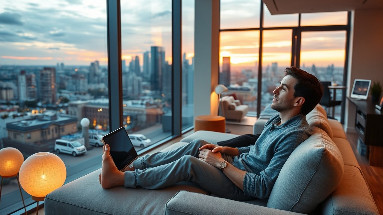 Smart home environment representing a personalized customer lifestyle